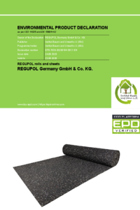 Environmental product declaration